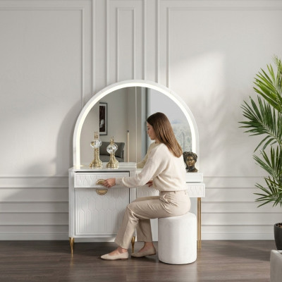 Chambre commode avec miroir Console Commodes Coiffeuses Meubles