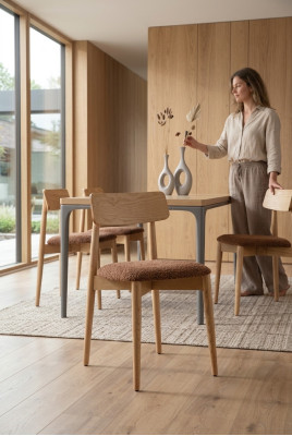 Chaise de salle à manger de luxe Classique chaise en bois chaises de style italien.