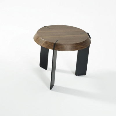 Tables basses rondes de luxe en design marron Table basse Salon nouveau
