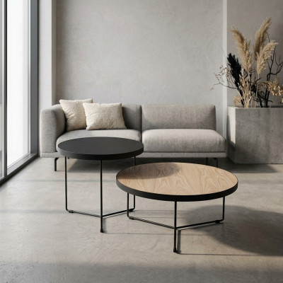 Design Tables basses Tables d'appoint Table Basse Salon 2 pièces