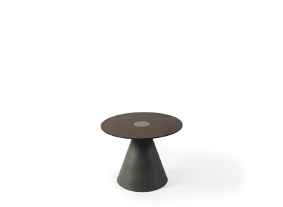 Tables d'appoint en bois de chêne massif Table basse Ronde design Table à café de luxe Nouvelle