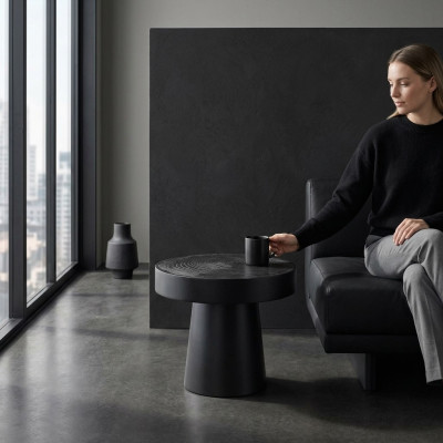 Table basse de luxe design table basse table de salon noire