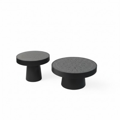Table basse de luxe en bois mobilier de table moderne Table d'appoint Ameublement