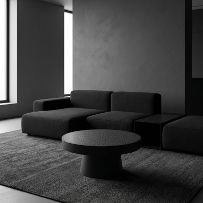 Table basse Table basse Table d'appoint Design Ronde Table de salon Mobilier