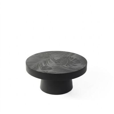 Table Table de salon Table ronde Table basse Table basse Noire