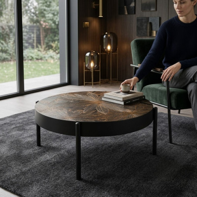 Table de café de luxe en bois moderne Mobilier Moderne Table d'appoint nouvelle