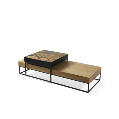 Table basse Marron Luxe Bois Salon Design Table basse Meubles nouveau