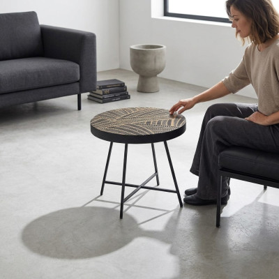 Table basse ronde de luxe Table de design Tables basses Salon côté nouvelle