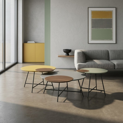 ensemble de table basse design exclusif d'un fabricant de meubles européen