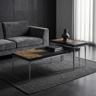 Tables basses Tables Salon Luxe Noir Tables Classiques Mobilier