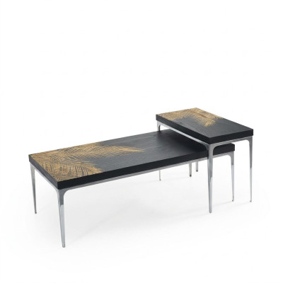 Tables basses Tables Salon Luxe Noir Tables Classiques Mobilier