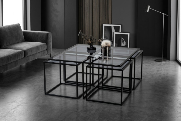 Table basse Table basse Table de designer Table en métal Table de salon Table