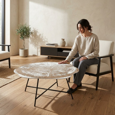 Table basse Table d'appoint Table basse en bois Table d'appoint neuve