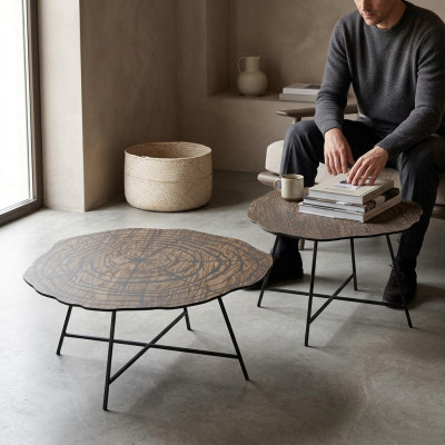 Tables basses Table basse et Tables d'appoint Design Salon Tables 2 pièces