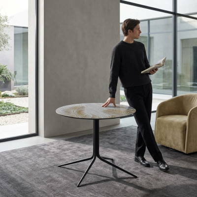 Table basse ronde de designer Table de salon Table basse Table d'appoint