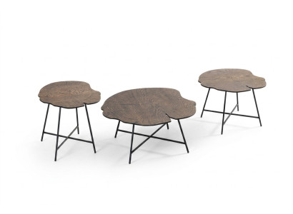 Tables basses Tables d'appoint Salon Ensemble de 3 pièces Moderne de luxe