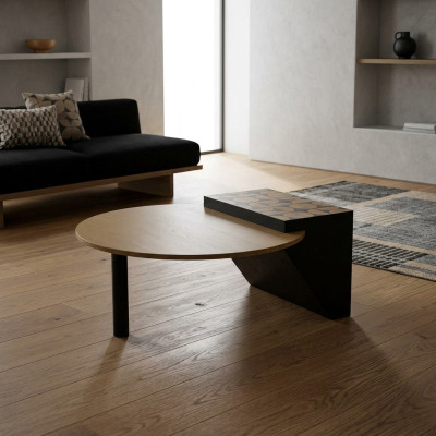 Table basse en bois Table de salon Mobilier Design Table de luxe Ameublement