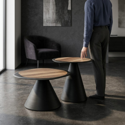 Table d'appoint Tables Table basse Table d'appoint Set de 2 pièces.