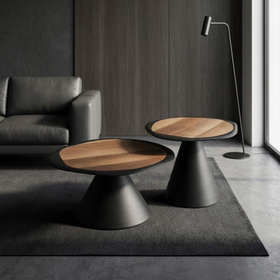 Table d'appoint Tables Table basse Table d'appoint Set de 2 pièces.