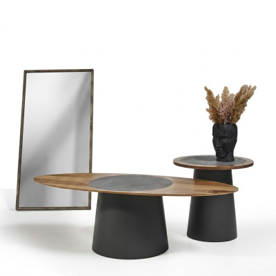 Tables basses Design Meubles Style Bois Style Italien Tables Table Ronde