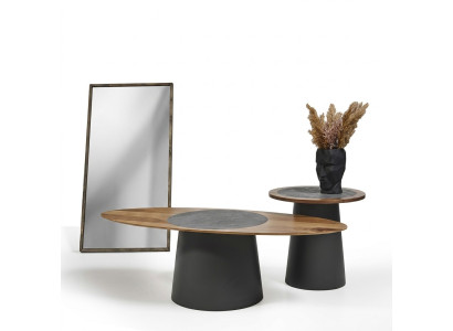 Tables basses Design Meubles Style Bois Style Italien Tables Table Ronde