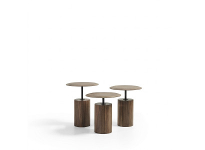 Tables basses de design de luxe Tables d'appoint en bois pour le salon Ensemble de 3 pièces.