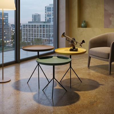 Tables basses Tables d'appoint design Tables basses 3 pièces Mobilier neuf