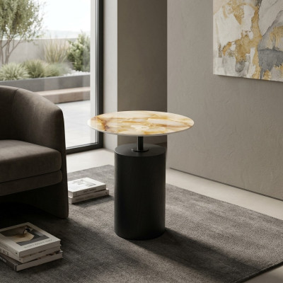 Salle de séjour Table basse Design de luxe Table d'appoint Style italien neuf