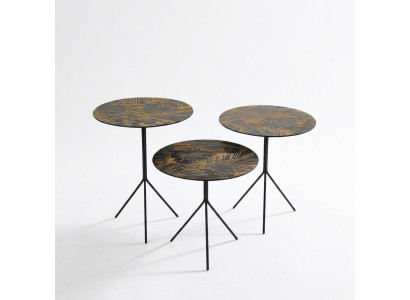 Tables rondes Table Tables basses Tables de luxe Design Tables d'appoint 3 pcs.