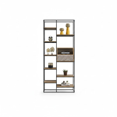Étagère de design pour étagère en bois Étagère sur pied Étagère à fichiers Étagère de bureau Nouveau