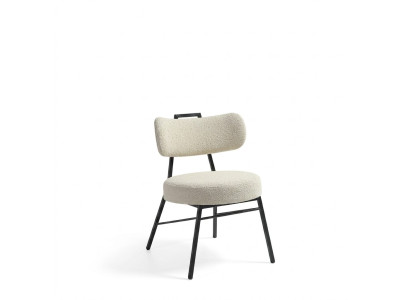 Chaise design luxueuse en bois avec rembourrage doux pour salle à manger