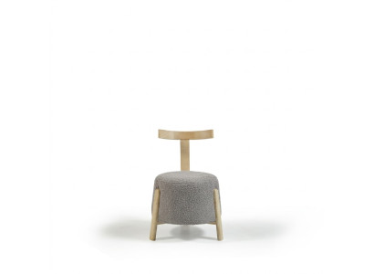 Chaise de fauteuil moderne 1x Chaise de salon Salle à manger Siège Chaise rembourrée Tissu neuf