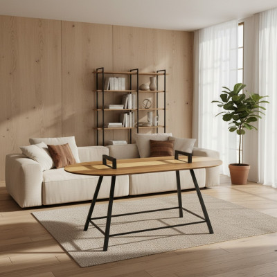 Table basse Table basse Salon Marron Luxe Table basse Design