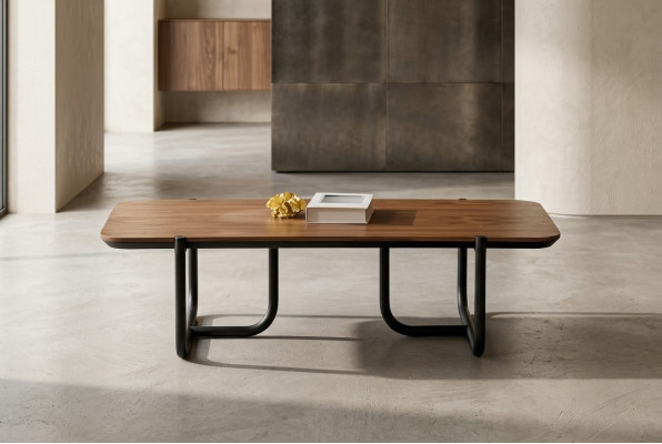 Table basse Salon Design Table Basse Tables Meubles Marron Tables Bois