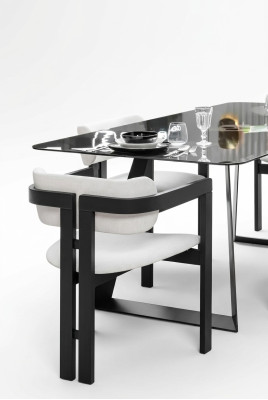 Chaise de salle à manger Chaise Fauteuil Design Table à manger Siège Bois Luxe Blanc