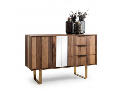Commode luxueuse avec miroir pour chambre à coucher dans un style moderne