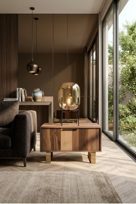 Tables de chevet rectangulaires Table de chevet en bois Table de chevet Chambre Table d'appoint