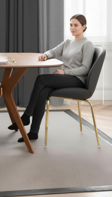 Une chaise incomparable en matériau de haute qualité et en acier inoxydable pour la salle à manger