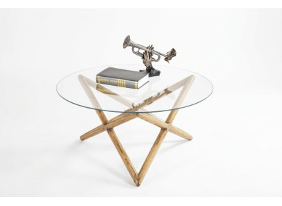 Table basse Table Mobilier Luxe Table d'appoint Bois Moderne Salon Design