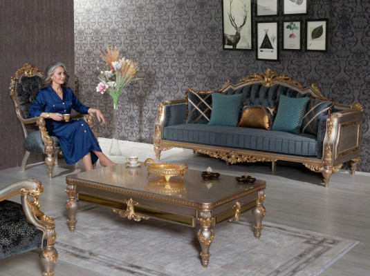 Ensemble de canapé 3+1 siège canapé siège garniture table basse 3pcs. Ensemble de mobilier de suite