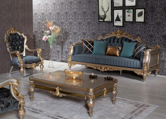 Ensemble de canapé 3+1 siège canapé siège garniture table basse 3pcs. Ensemble de mobilier de suite