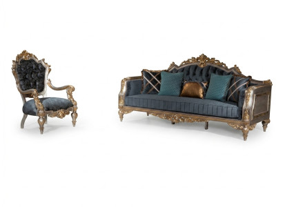 Ensemble de canapé 3+1 siège canapé siège garniture table basse 3pcs. Ensemble de mobilier de suite