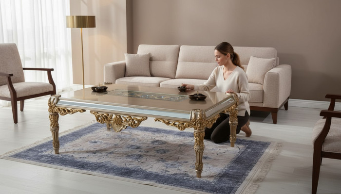 Classique r table basse Table d'appoint Bois Salon Table Mobilier Tables en bois