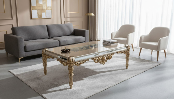 Classique r table basse Table d'appoint Bois Salon Table Mobilier Tables en bois