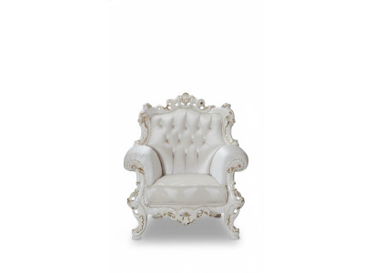 Chesterfield Design Fauteuil Rembourrage Luxe Canapés en Textile 1 Place Royal