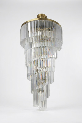 Lustre de luxe Plafonnier Luminaire Salon Blanc Moderne Lampes