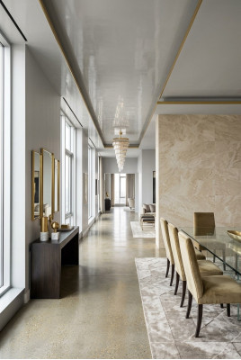 Lustre en cristal doré suspendu au plafond Kristall lumineux pour le salon