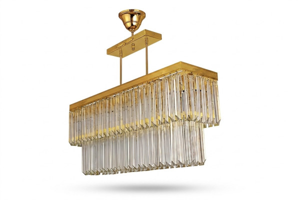 Lustre Luminaire Cristal Moderne Plafonnier de luxe Salon
