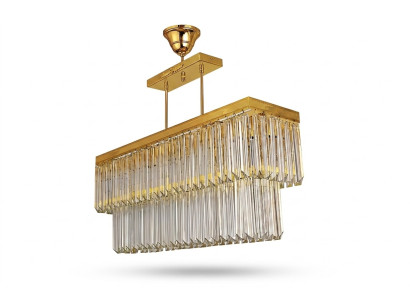 Lustre Luminaire Cristal Moderne Plafonnier de luxe Salon