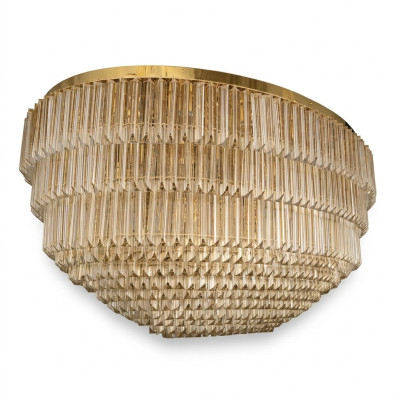 Lustre plafond nouvelle pièce luxueuse couleur or style moderne